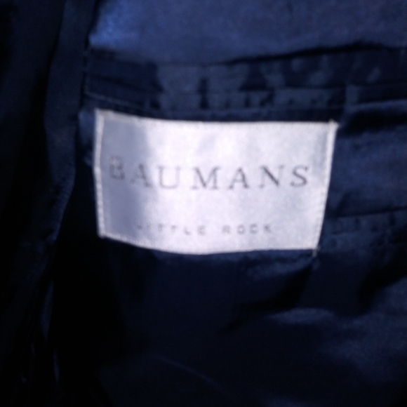 Baumans Blazer Navy Blue Size 46L - Picture 2 of 4